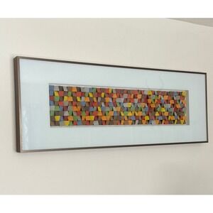 Framed Limited Edition Artwork Titled "COLORS" by Cicero‎ Silva 346 Of 1165 RARE